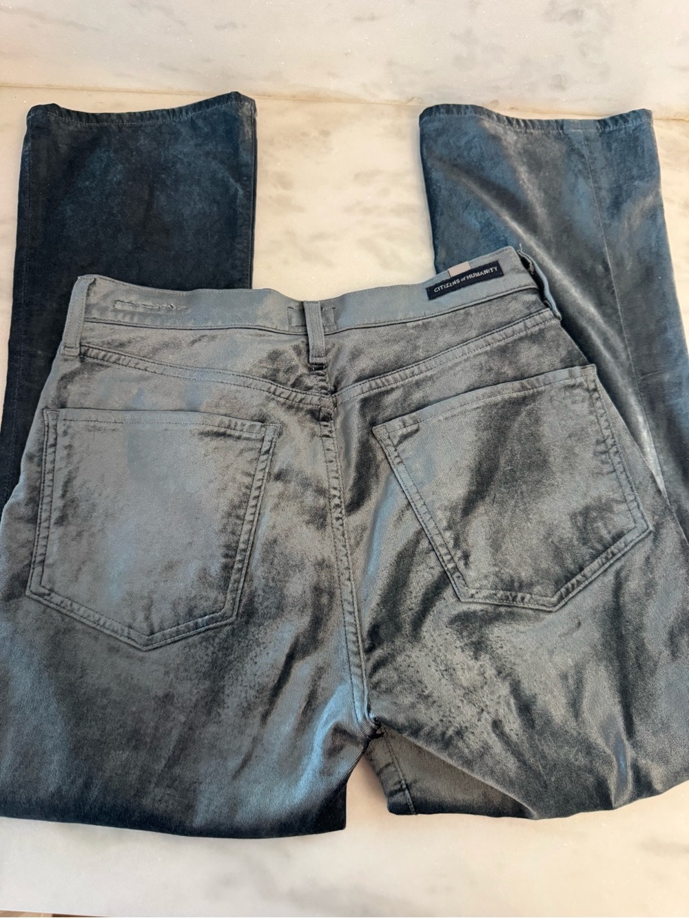 Citizens of humanity velvet jeans - Demy - cropped flare